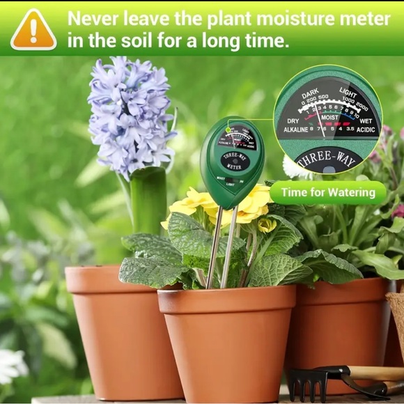 Garden, Soil Tester, NEW, 3 in 1 Soil Tester, Plant Care - Picture 6 of 8